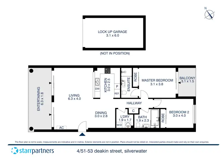 Floorplan of Homely unit listing, 4/51-53 Deakin Street, Silverwater NSW 2128
