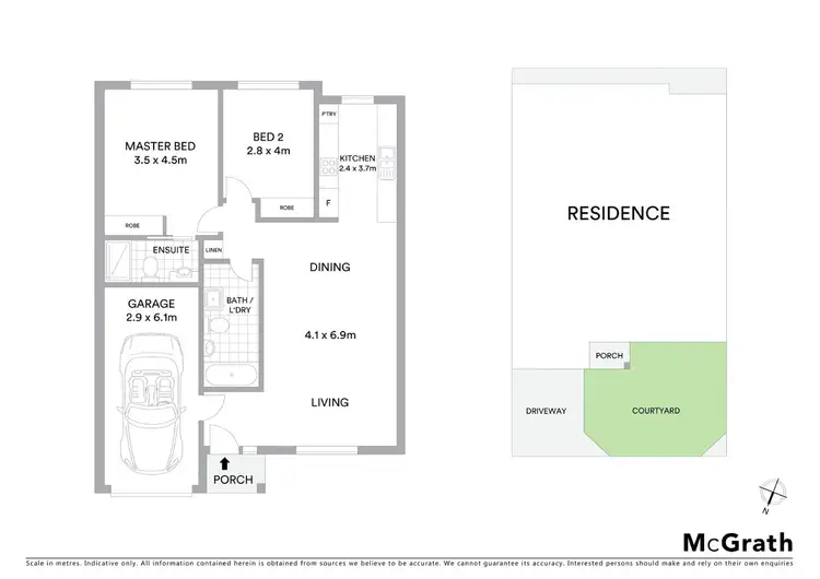 Floorplan of Homely villa listing, 19/7 Loveday Crescent, Casey ACT 2913