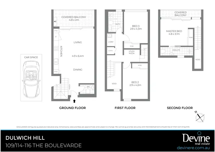 Floorplan of Homely apartment listing, 109/114-116 The Boulevarde, Dulwich Hill NSW 2203