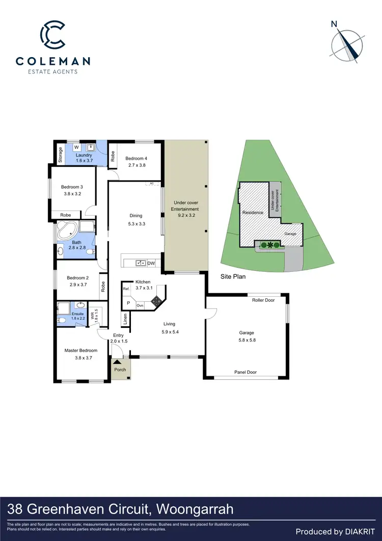 Floorplan of Homely house listing, 38 Greenhaven Circuit, Woongarrah NSW 2259