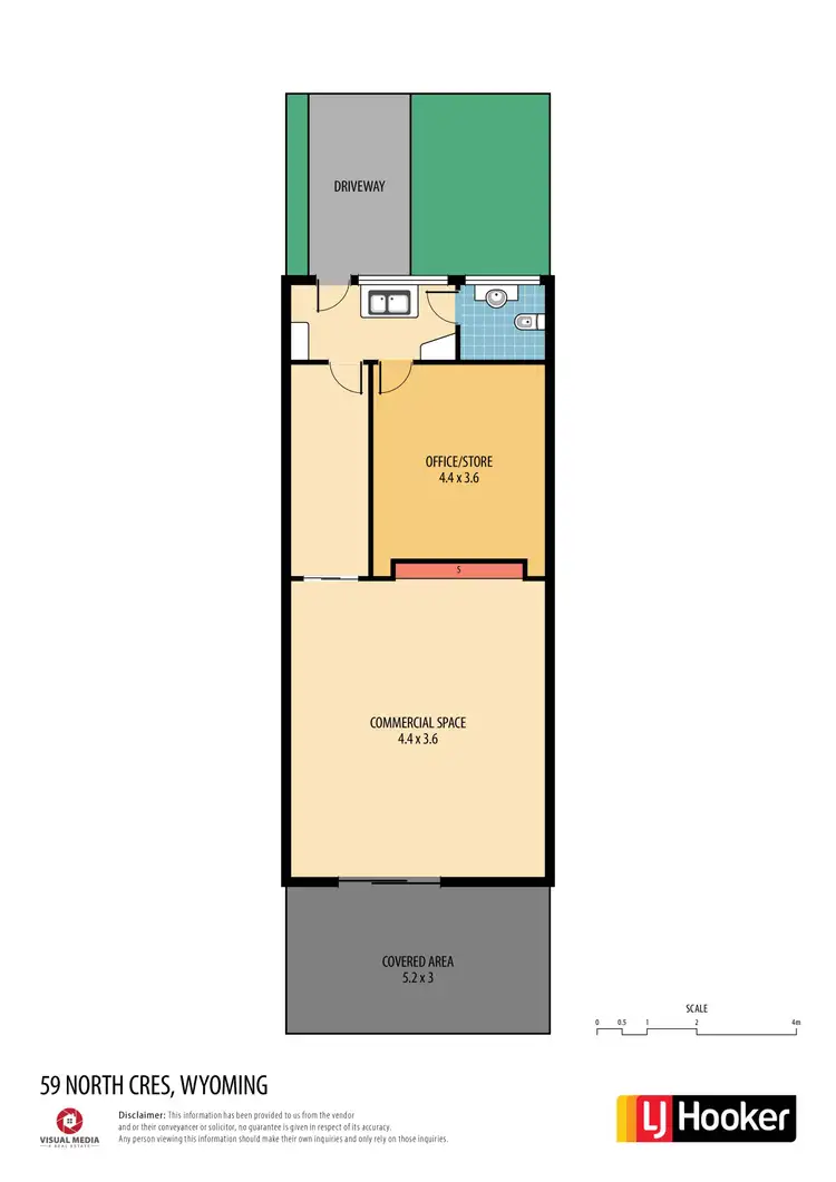 Floorplan of Homely unit listing, 59 North Crescent, Wyoming NSW 2250