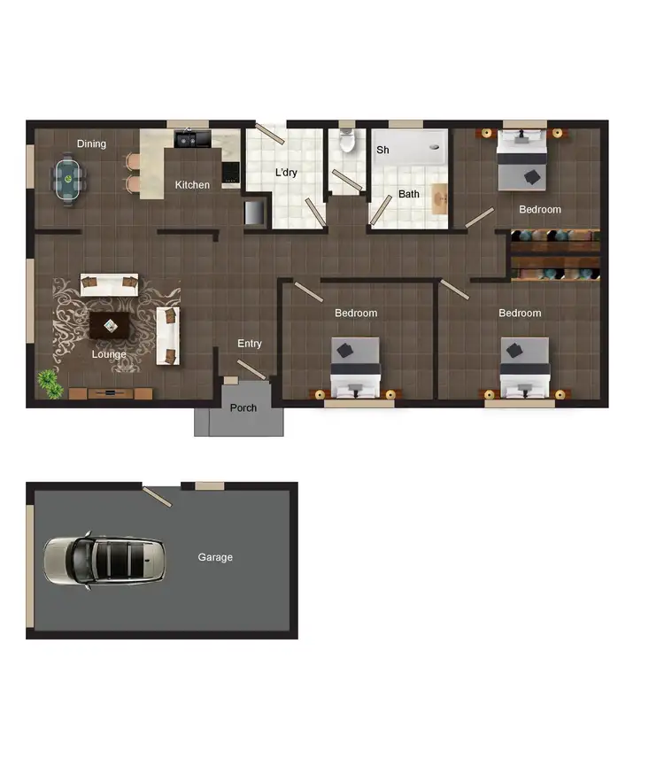 Floorplan of Homely house listing, 69 Fergus Road, Queanbeyan NSW 2620