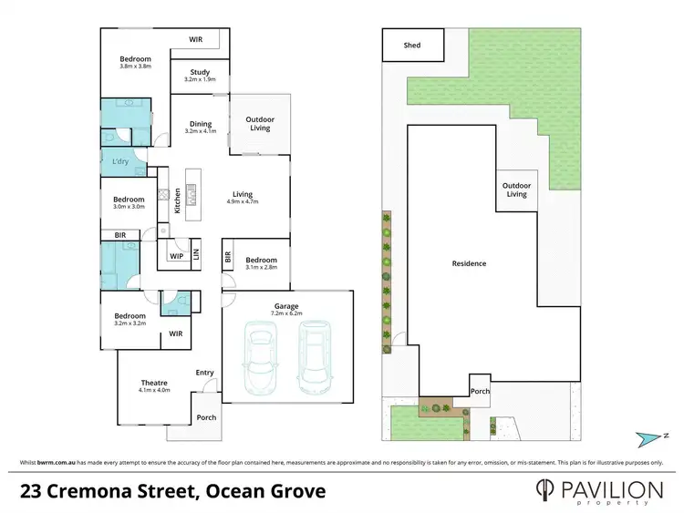 Floorplan of Homely house listing, 23 Cremona Street, Ocean Grove VIC 3226