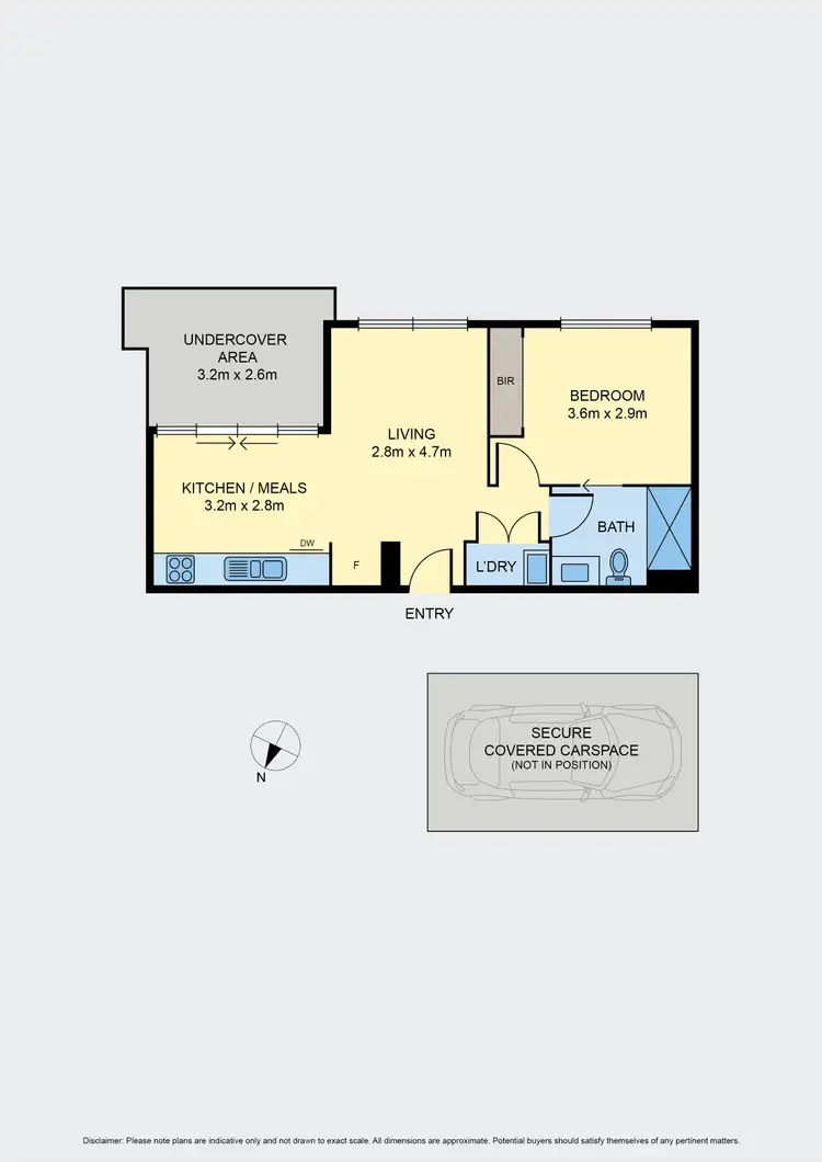 Floorplan of Homely apartment listing, 8/1044-1046 Mt Alexander Rd Road, Essendon VIC 3040