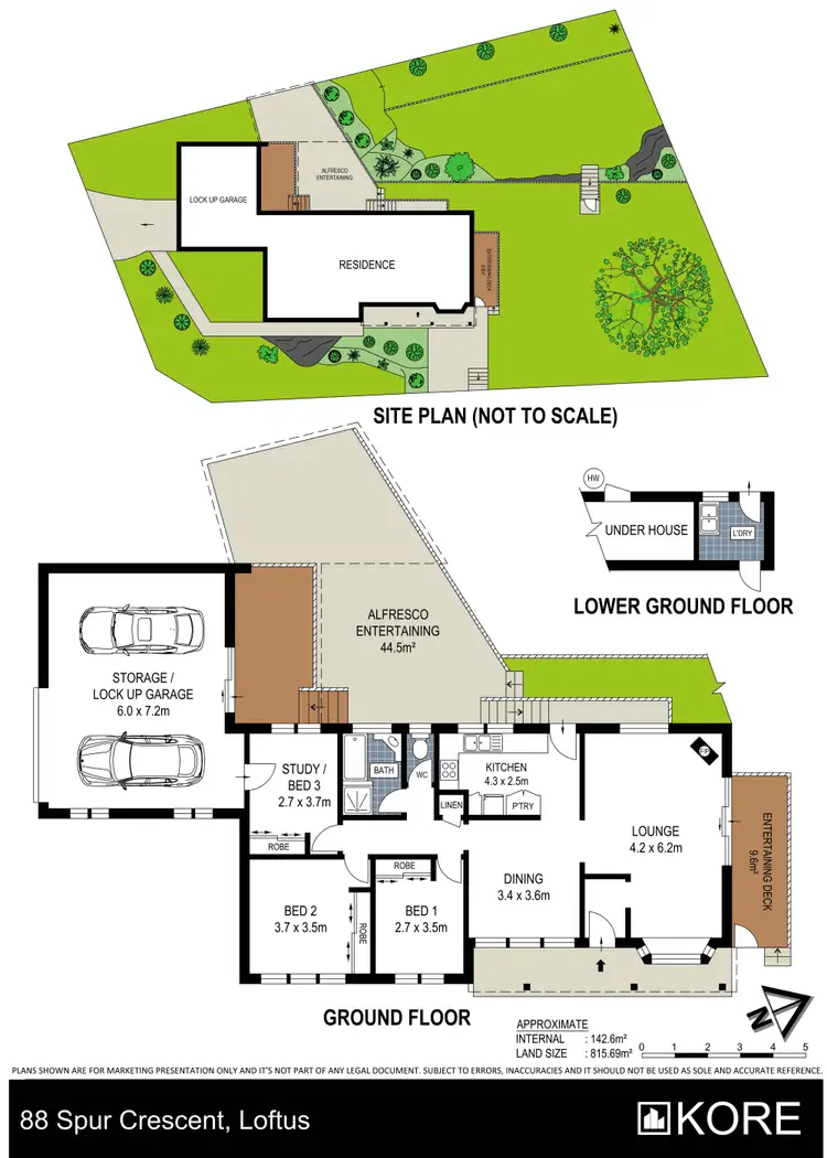 Floorplan of Homely house listing, 88 Spur Crescent, Loftus NSW 2232