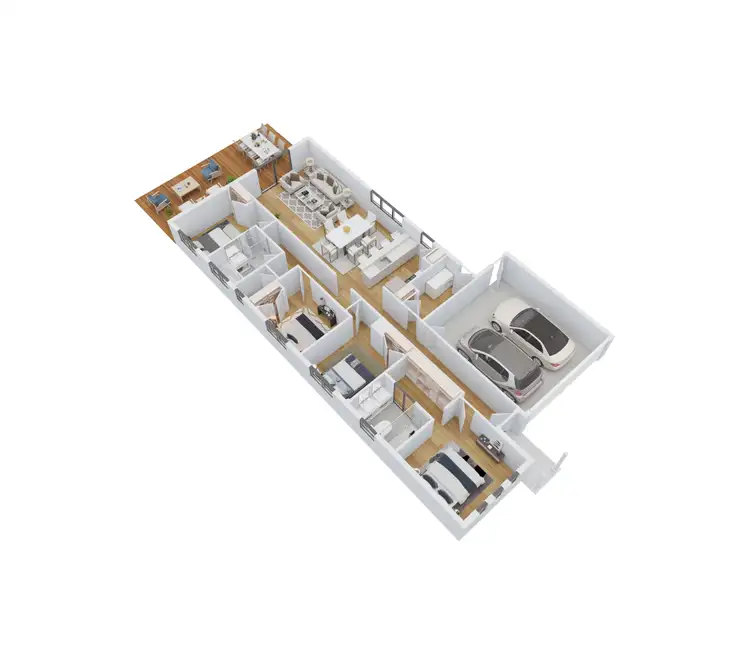 Floorplan of Homely house listing, 48 Janelle Drive, Maiden Gully VIC 3551
