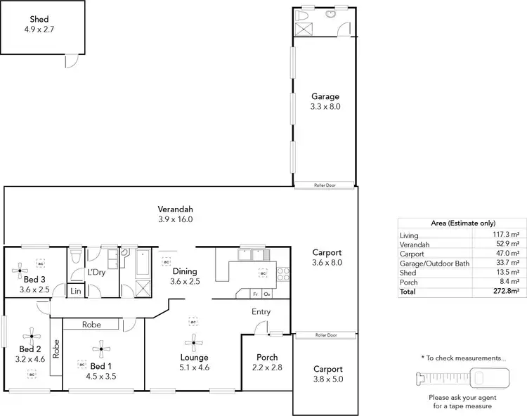 Floorplan of Homely house listing, 24 Cudmore Terrace, Henley Beach SA 5022