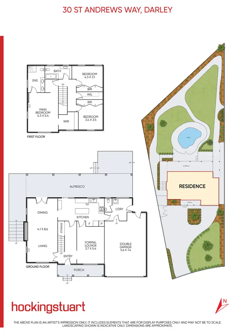 Floorplan of Homely house listing, 30 St Andrews Way, Darley VIC 3340