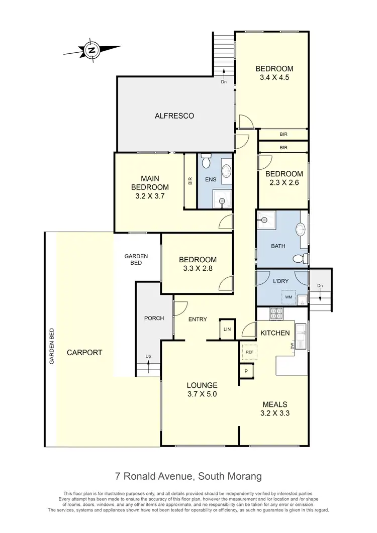 Floorplan of Homely house listing, 7 Ronald Avenue, South Morang VIC 3752