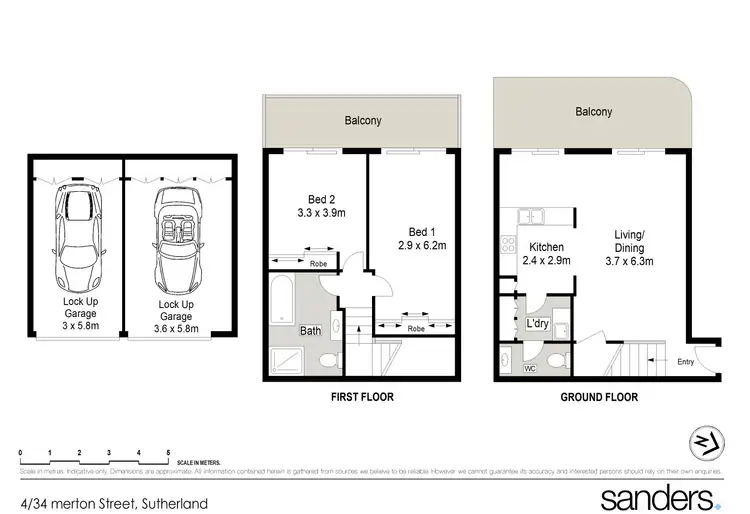 Floorplan of Homely unit listing, 4/34-40 Merton Street, Sutherland NSW 2232