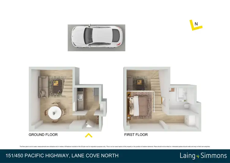 Floorplan of Homely apartment listing, 151/450 Pacific Highway, Lane Cove North NSW 2066