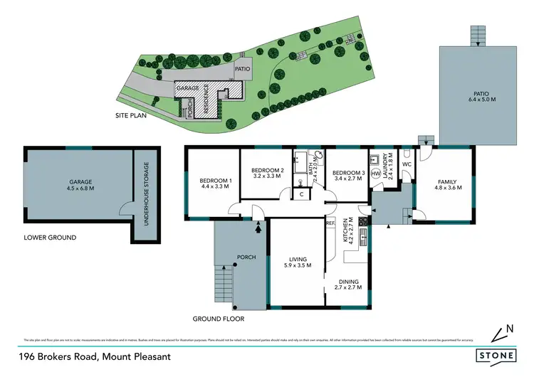 Floorplan of Homely house listing, 196 Brokers Road, Mount Pleasant NSW 2519