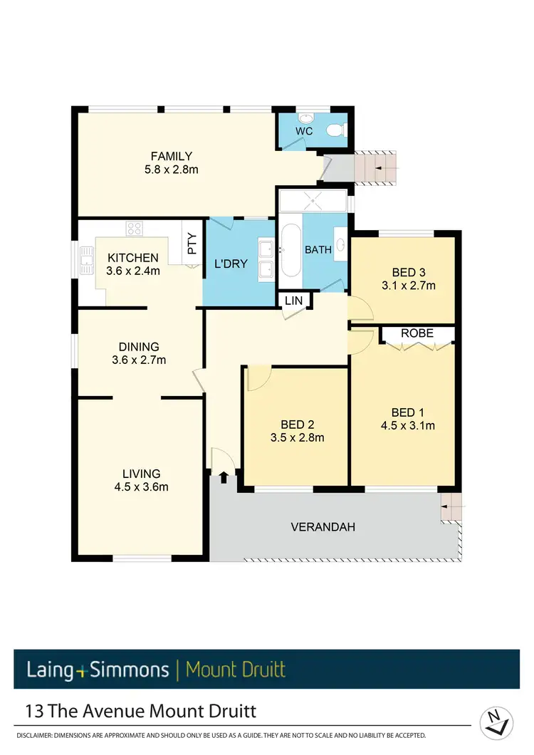 Floorplan of Homely house listing, 13 The Avenue, Mount Druitt NSW 2770