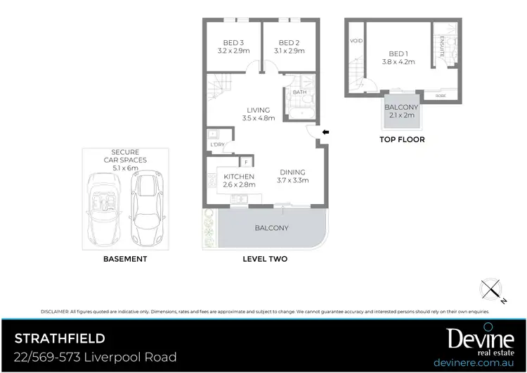 Floorplan of Homely apartment listing, 22/569-573 Liverpool Road, Strathfield NSW 2135