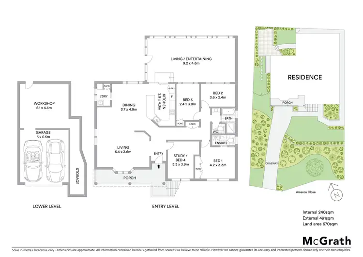 Floorplan of Homely house listing, 4 Amaroo Close, Green Point NSW 2251