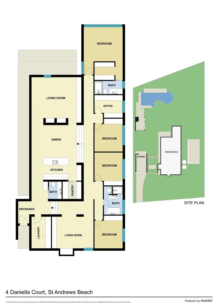 Floorplan of Homely house listing, 4 Daniella Court, St Andrews Beach VIC 3941
