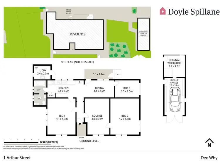Floorplan of Homely house listing, 1 Arthur Street, Dee Why NSW 2099