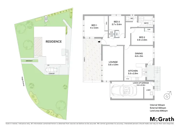 Floorplan of Homely house listing, 56 Haigh Avenue, Belrose NSW 2085