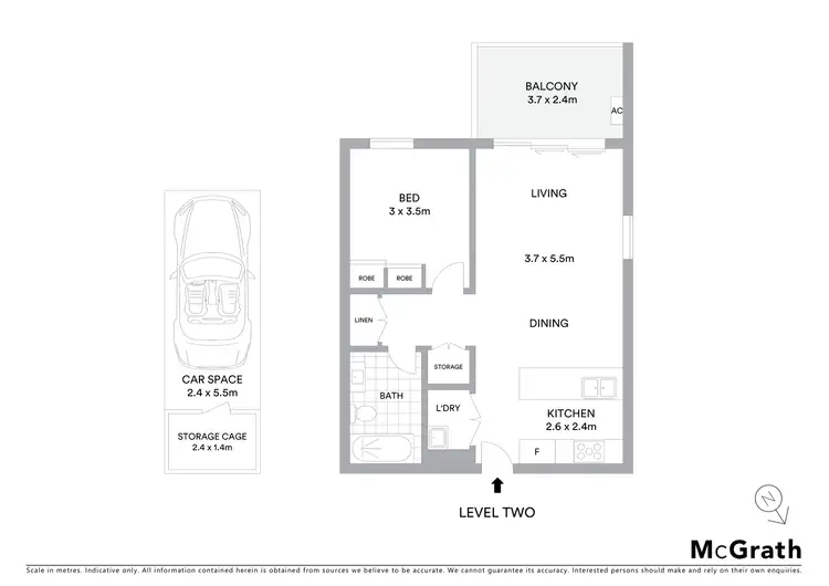 Floorplan of Homely apartment listing, 210/3 Madden Close, Botany NSW 2019