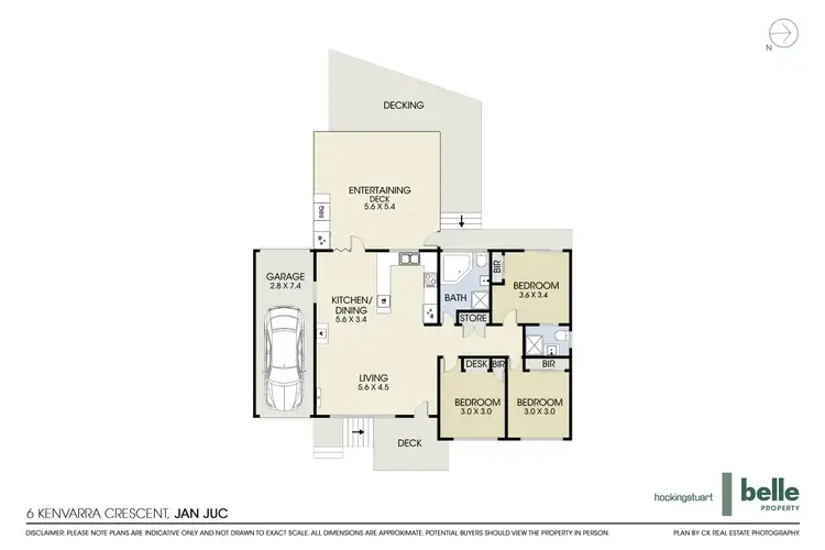 Floorplan of Homely house listing, 6 Kenvarra Crescent, Jan Juc VIC 3228
