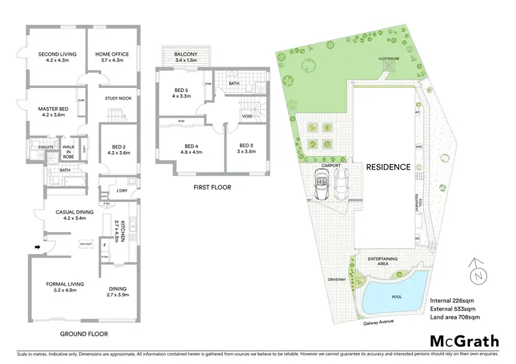 Floorplan of Homely house listing, 12 Galway Avenue, Killarney Heights NSW 2087