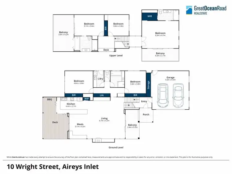 Floorplan of Homely house listing, 10 Wright Street, Aireys Inlet VIC 3231