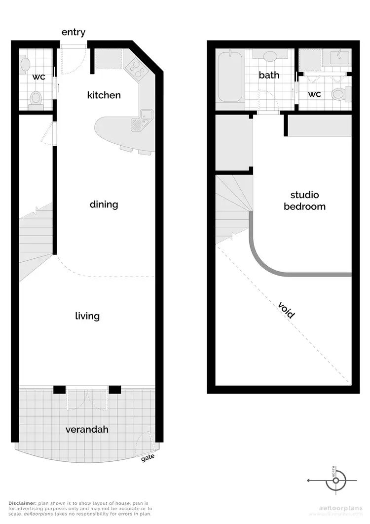 Floorplan of Homely apartment listing, 1/18 Captain Cook Crescent, Griffith ACT 2603
