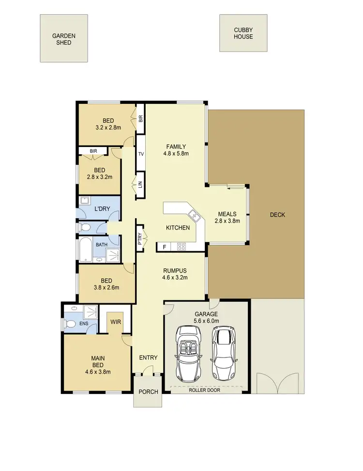 Floorplan of Homely house listing, 7 James Court, Hillside VIC 3037