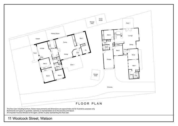 Floorplan of Homely house listing, 11 Woolcock Street, Watson ACT 2602