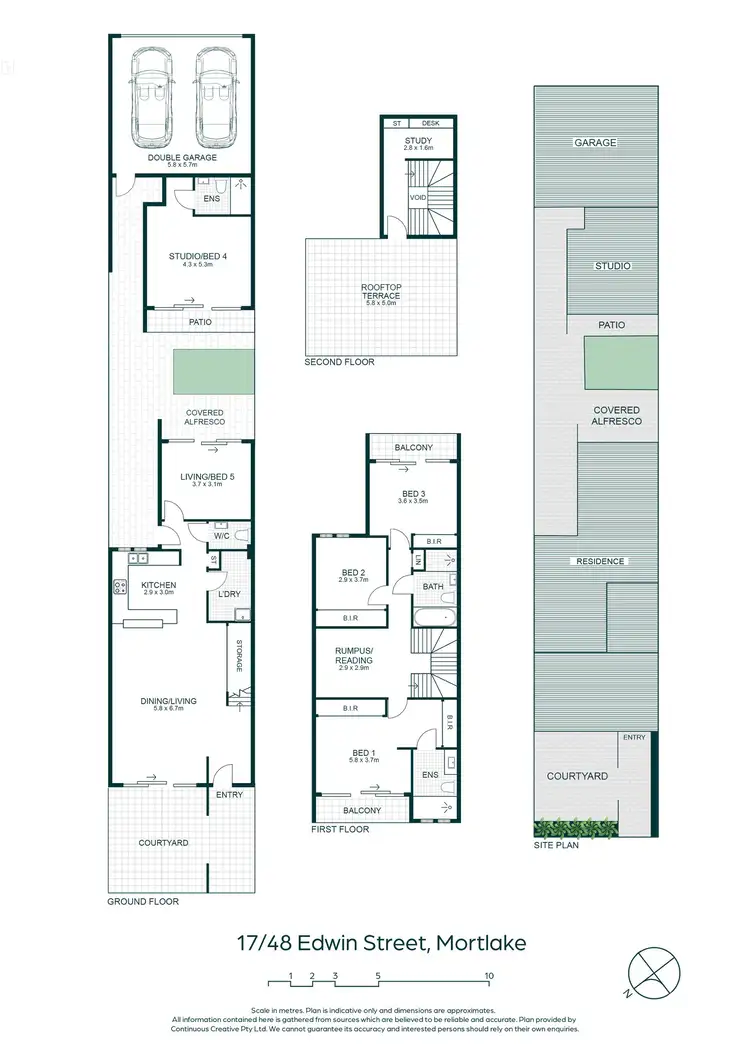 Floorplan of Homely townhouse listing, 17/48 Edwin Street, Mortlake NSW 2137