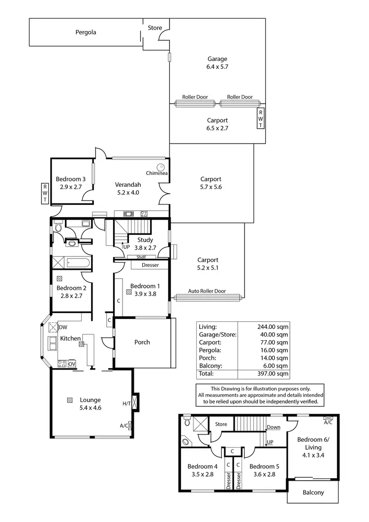 Floorplan of Homely house listing, 118 Dunrobin Road, Warradale SA 5046