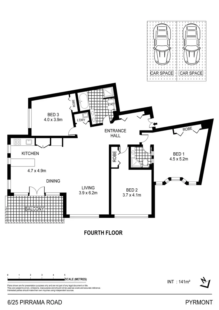 Floorplan of Homely apartment listing, 6/25 Pirrama Road, Pyrmont NSW 2009