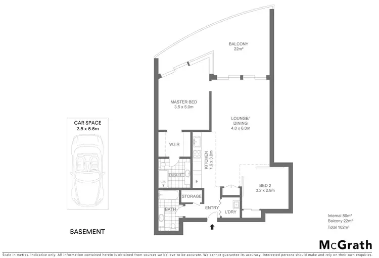 Floorplan of Homely apartment listing, 10904/3113 Surfers Paradise Boulevard, Surfers Paradise QLD 4217