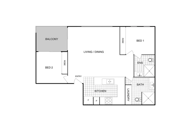 Floorplan of Homely apartment listing, 47/148 Flemington Road, Harrison ACT 2914