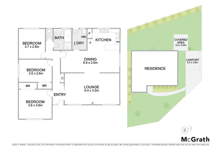 Floorplan of Homely unit listing, 6 Garden Avenue, Boronia VIC 3155