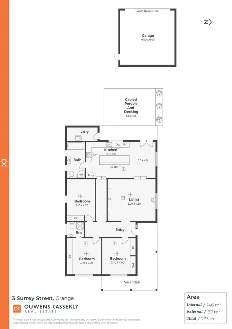Floorplan of Homely house listing, 3 Surrey Street, Grange SA 5022