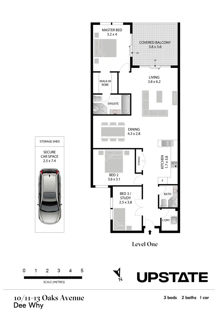 Floorplan of Homely apartment listing, 10/11-13 Oaks Avenue, Dee Why NSW 2099
