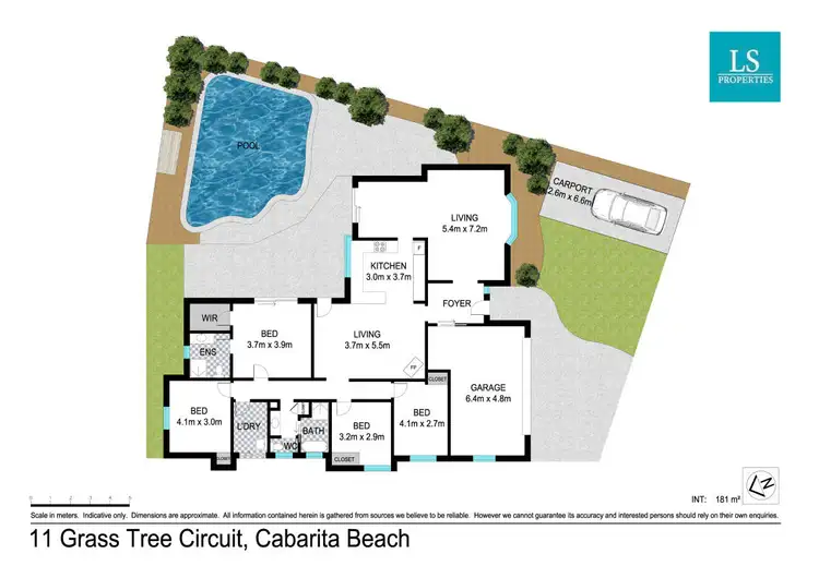 Floorplan of Homely house listing, 11 Grass Tree Circuit, Bogangar NSW 2488