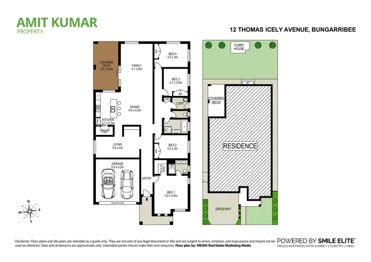 Floorplan of Homely house listing, 12 Thomas Icely Avenue, Bungarribee NSW 2767