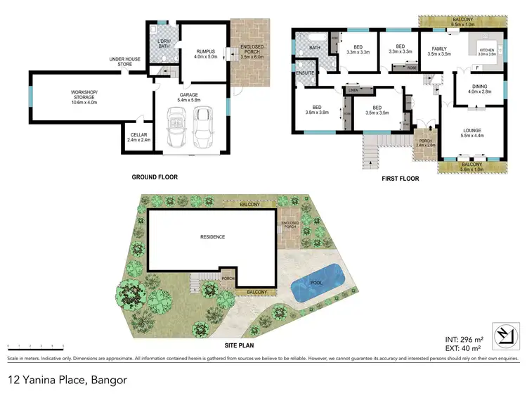 Floorplan of Homely house listing, 12 Yanina Place, Bangor NSW 2234
