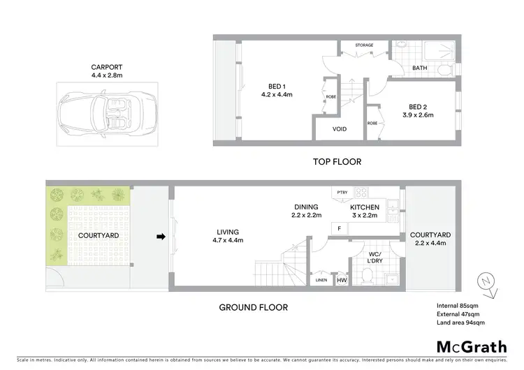 Floorplan of Homely apartment listing, 5/57 Alexandra Street, North Ward QLD 4810