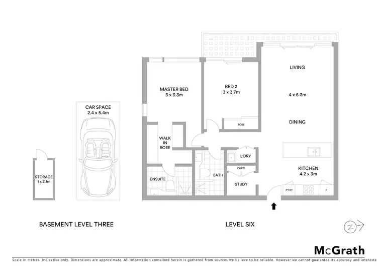 Floorplan of Homely apartment listing, 601/1A Burroway Road, Wentworth Point NSW 2127