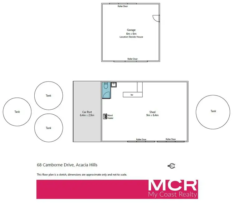 Floorplan of Homely house listing, 68 Camborne Drive, Acacia Hills TAS 7306