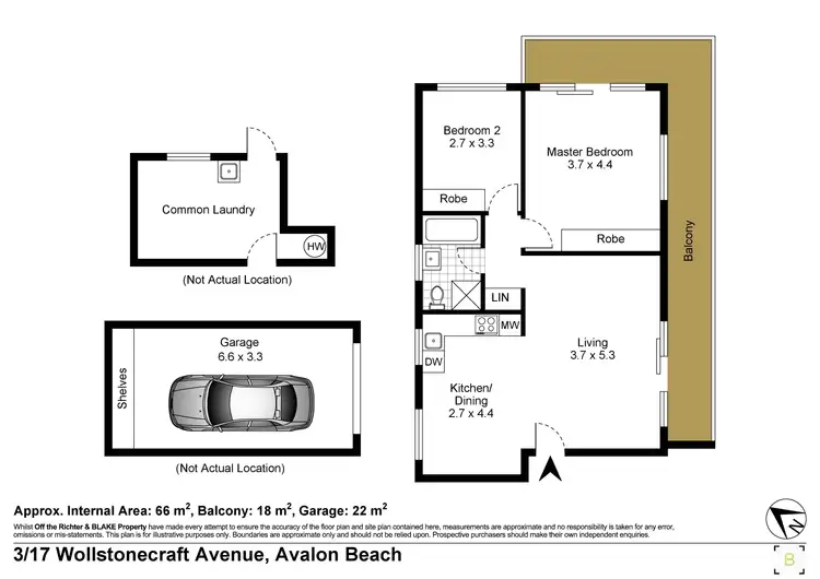 Floorplan of Homely apartment listing, 3/17 Wollstonecraft Avenue, Avalon NSW 2107