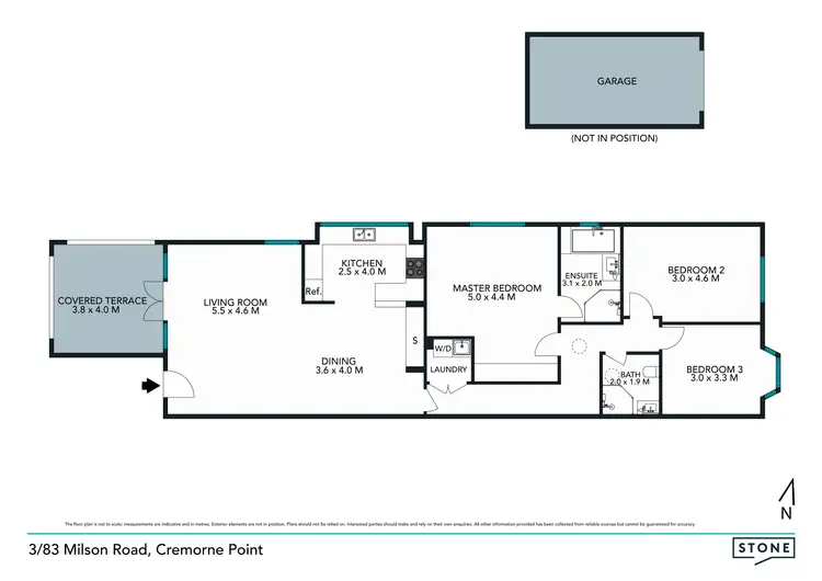 Floorplan of Homely apartment listing, 3/83 Milson Road, Cremorne Point NSW 2090