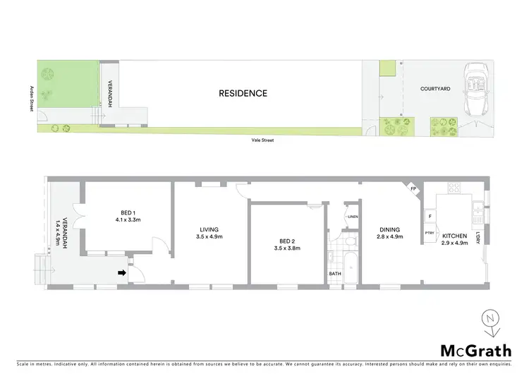 Floorplan of Homely house listing, 44 Arden Street, Clovelly NSW 2031