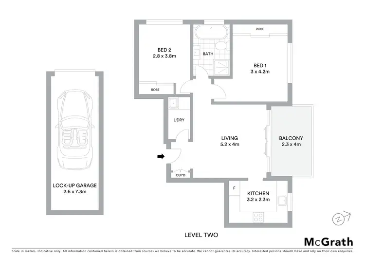 Floorplan of Homely apartment listing, 5/25 Alison Road, Kensington NSW 2033