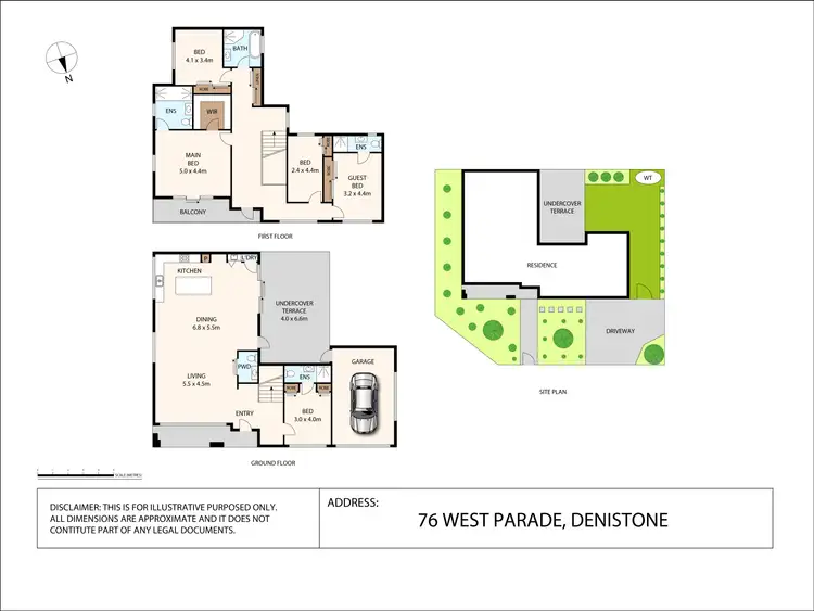 Floorplan of Homely semi-detached listing, 76 West Parade, Denistone NSW 2114