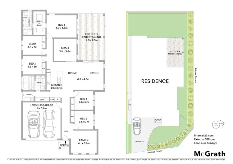 Floorplan of Homely house listing, 41 Raintree Terrace, Wadalba NSW 2259