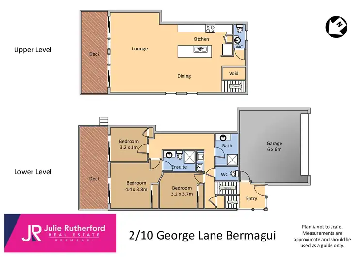 Floorplan of Homely townhouse listing, 2/10 George Lane, Bermagui NSW 2546